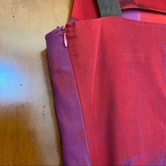 MaxMara Abstract Art Sleeveless Pinafore Shift Dress | Size 4 - Picture 8 of 13